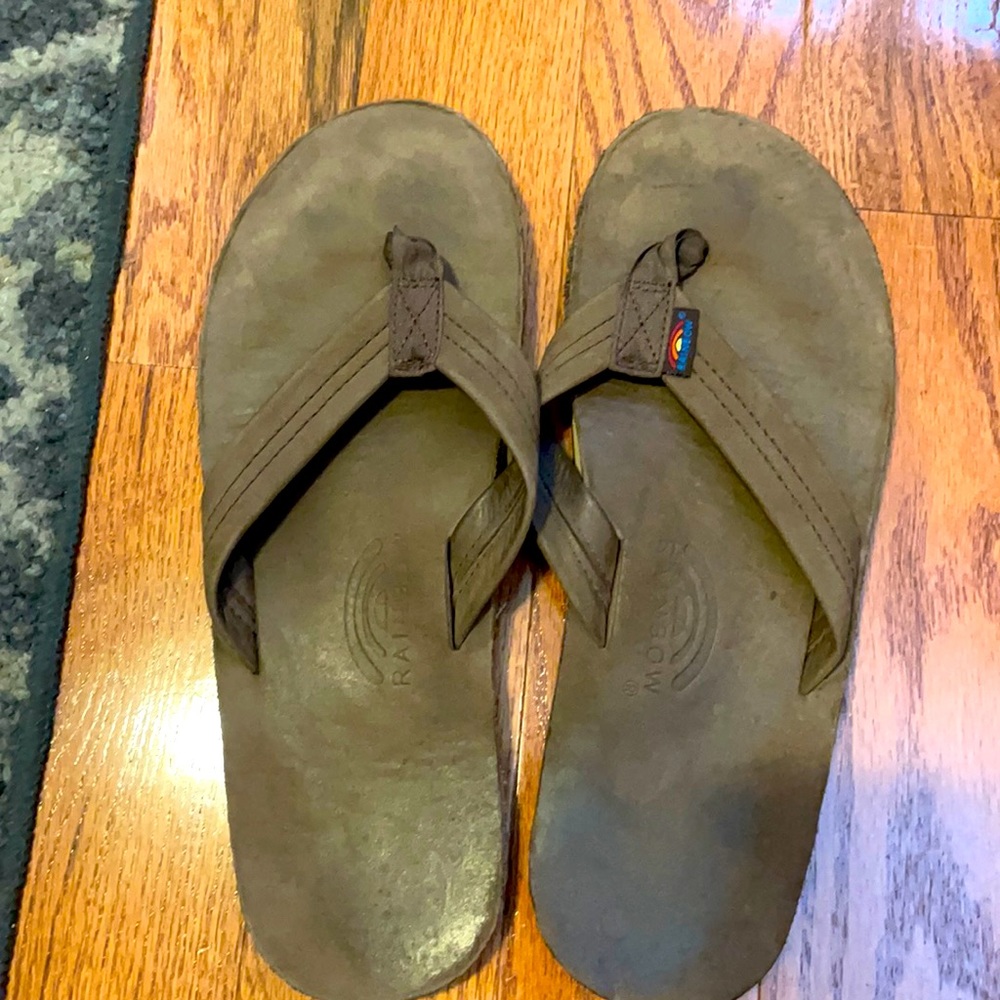 Rainbow Sandal Flip Flips Men Size 11-12 Worn Once